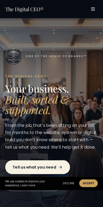 The Digital CEO® — mobile view