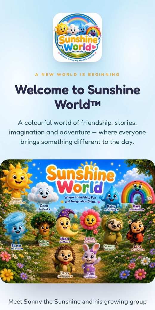Sunshine World™ — mobile view