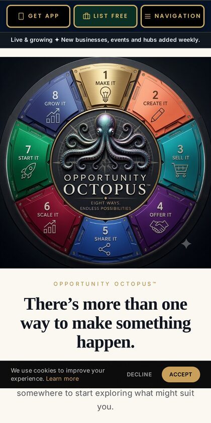 Opportunity Octopus™ — mobile view