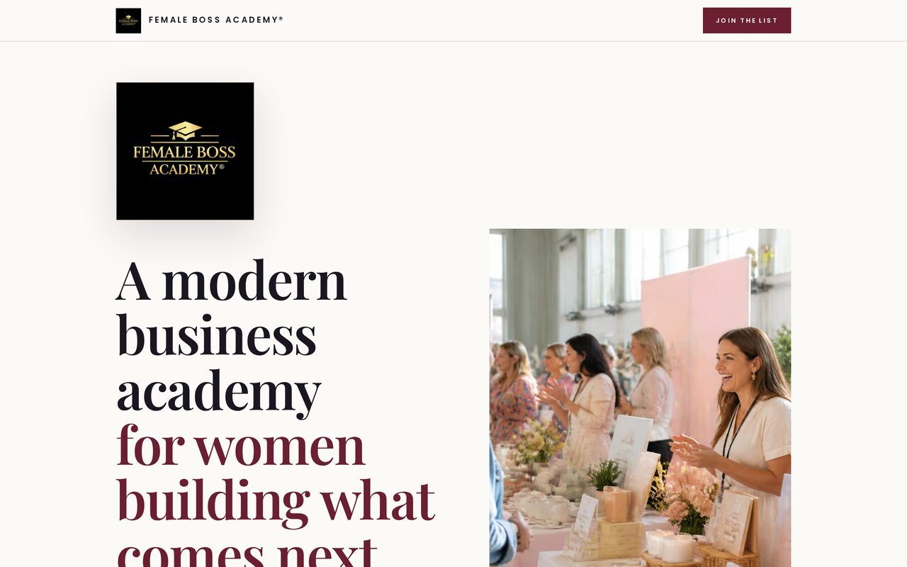 Female Boss Academy® — homepage
