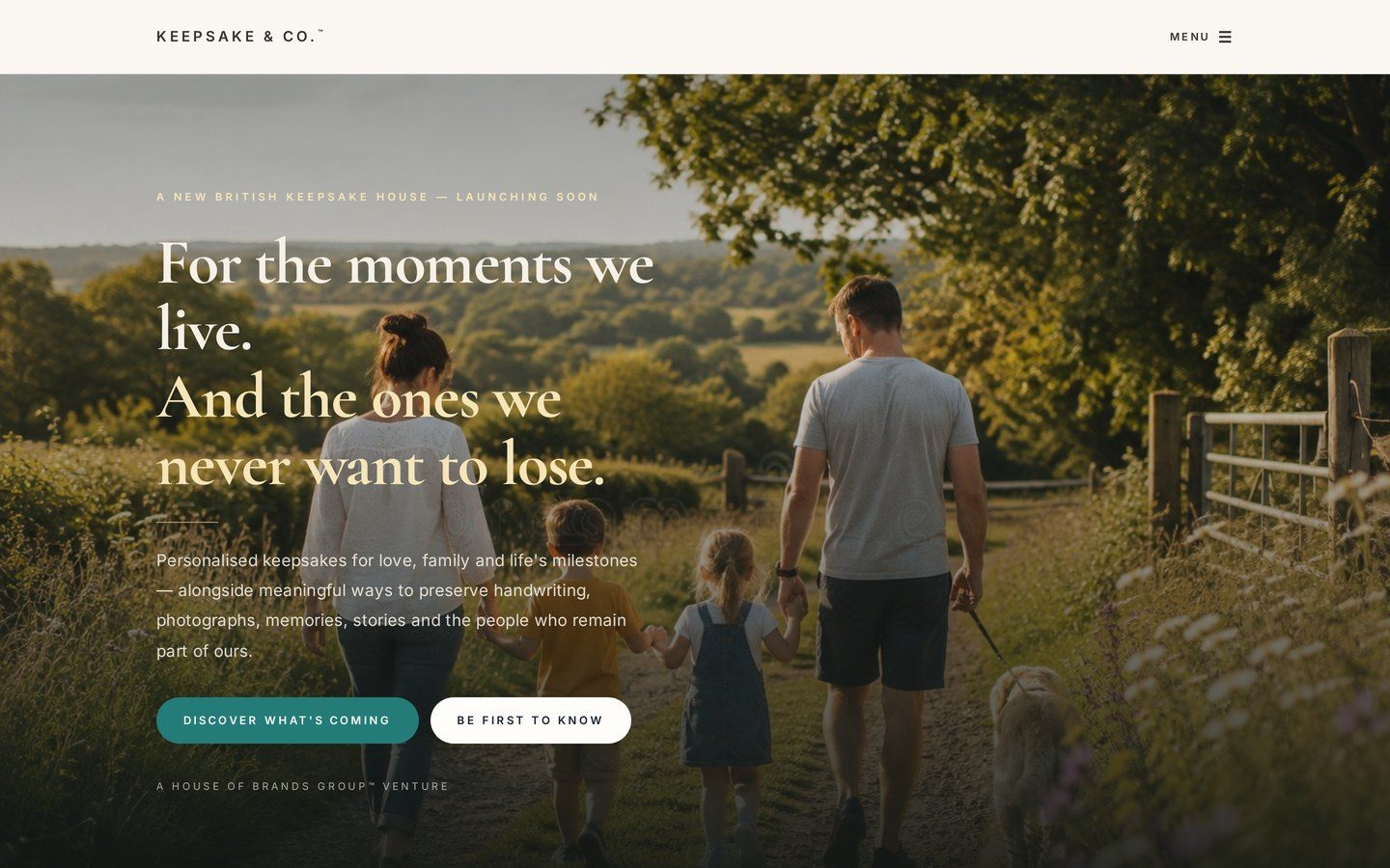 Keepsake & Co.™ — homepage
